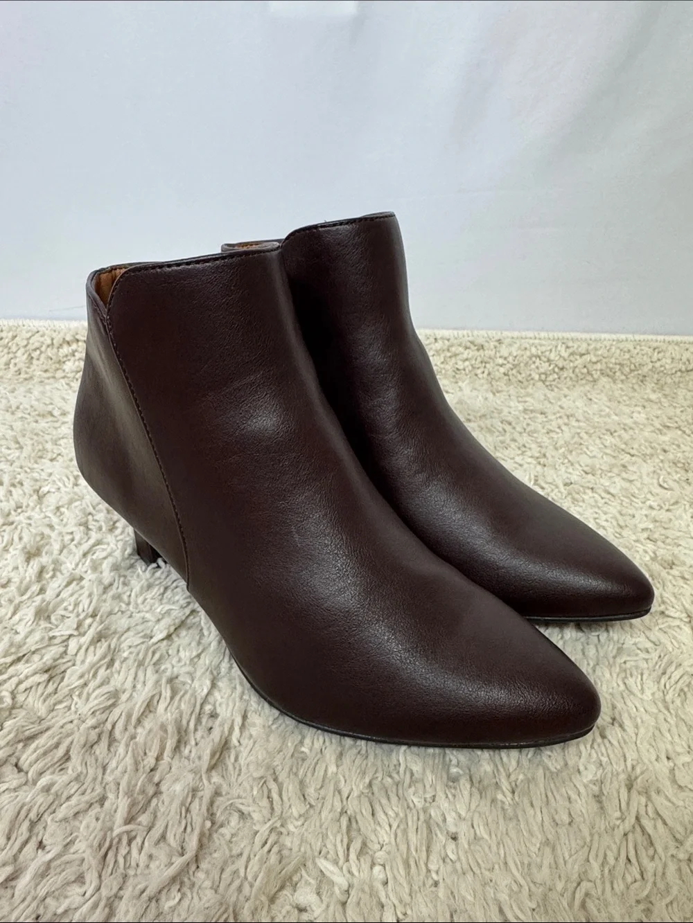 Eurosoft‎ Violet Bootie Size 9 Dark Brown New